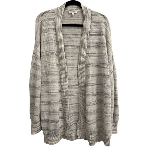 Haven Well Within Organic Cotton Open Cardigan size XL Sustainable Neutral Cozy - Picture 1 of 7